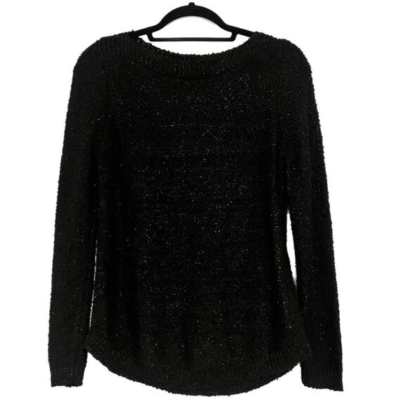 Small black Shimmery Knit sweater, I.N.C International Concepts. - Picture 1 of 8